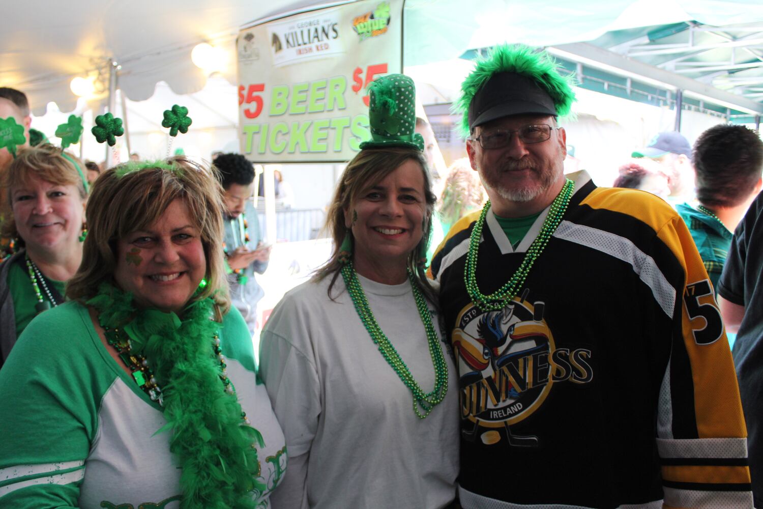 St. Patrick's Day lunchtime festivities at Flanagan's Pub