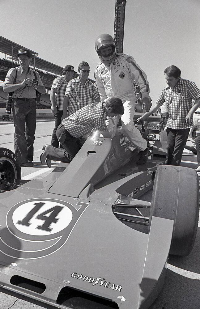 Skip Peterson at the Indy 500