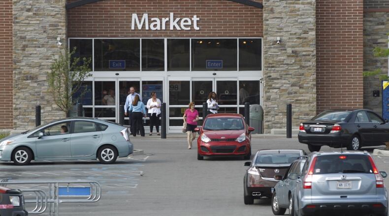 In this 2020 file photo, the Beavercreek Walmart closed early before demonstrations on the anniversary of John Crawford's death.