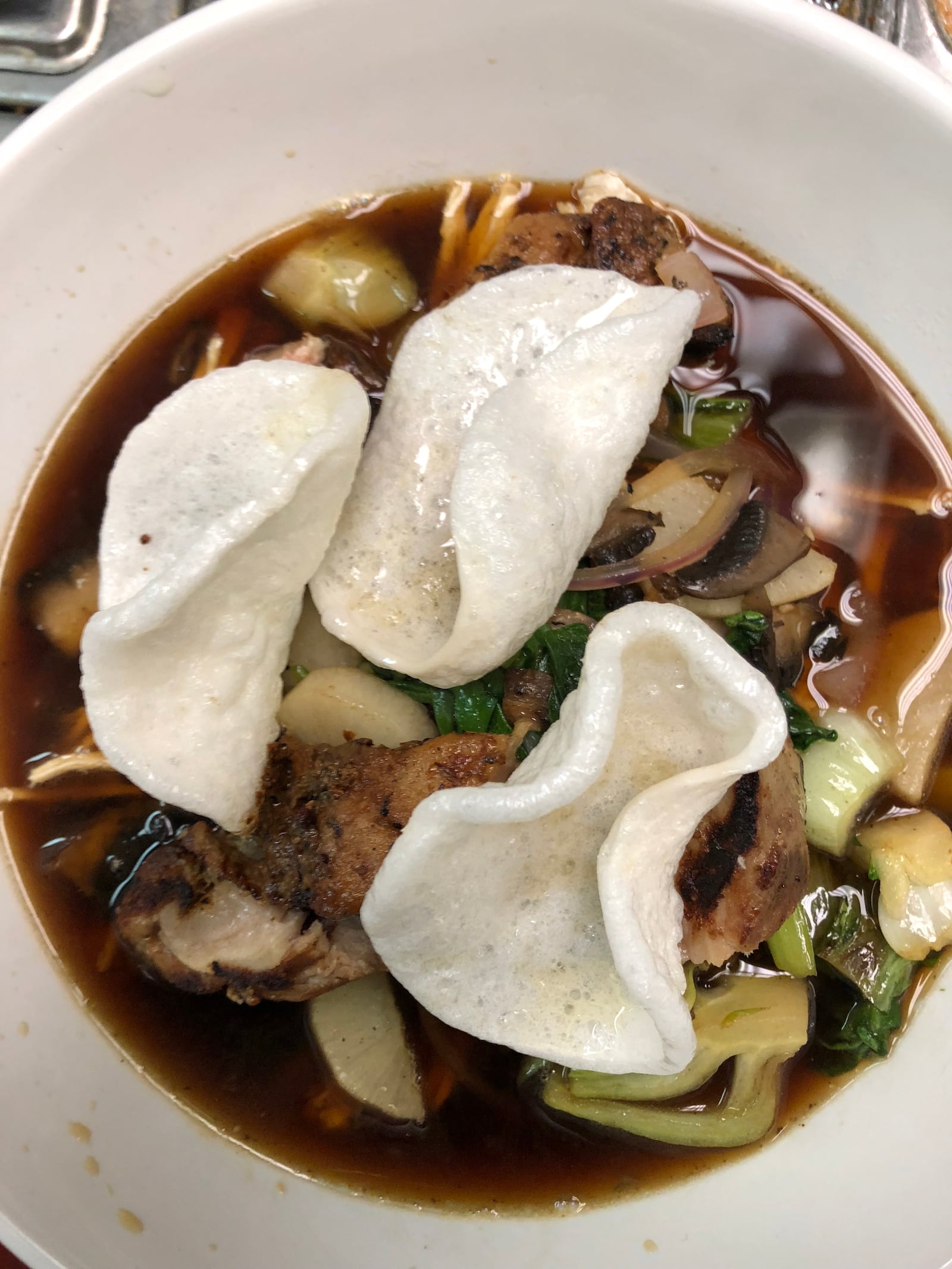 Dayton Club's winter 2019 menu. Pictured: house made ramen bowl