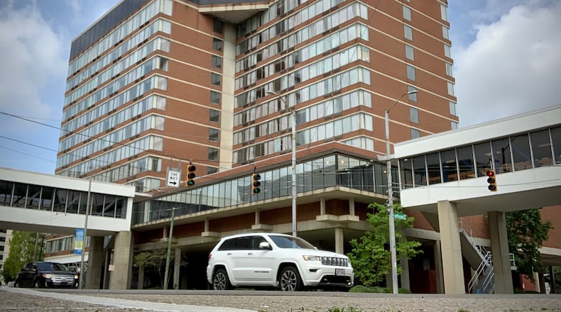 A developer wants to build income-controlled apartments for veterans in the Radisson downtown, the former Crowne Plaza, is facing opposition to its plans in other cities. MARSHALL GORBY\STAFF