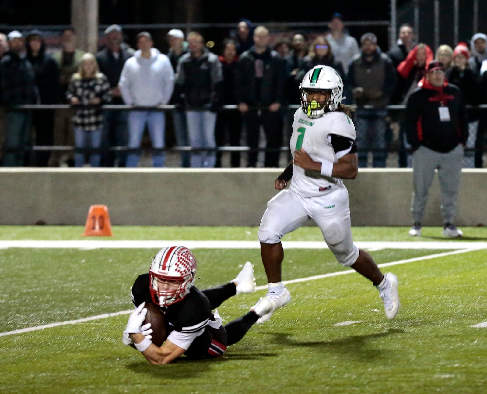 Badin travelled to face Tippecanoe in a Division III, Region 12 semifinal game on Friday, Nov. 14, 2025, in Tipp City. STEVEN WRIGHT / STAFF
