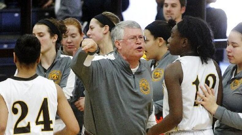 Kenton Ridge girls basketball coach Ed Foulk is retiring after amassing a career record of 619-176, which puts him in the top 10 in the state in wins. FILE PHOTO