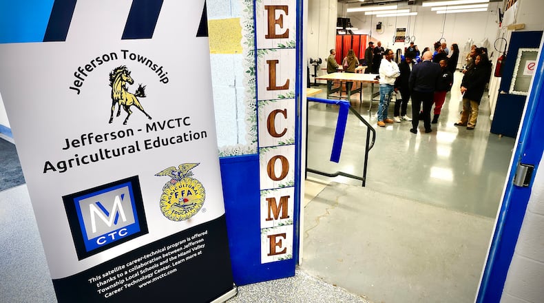 Jefferson Twp schools officially opened their new agriculture program/center, Monday, Jan. 13, 2025. MARSHALL GORBY\STAFF