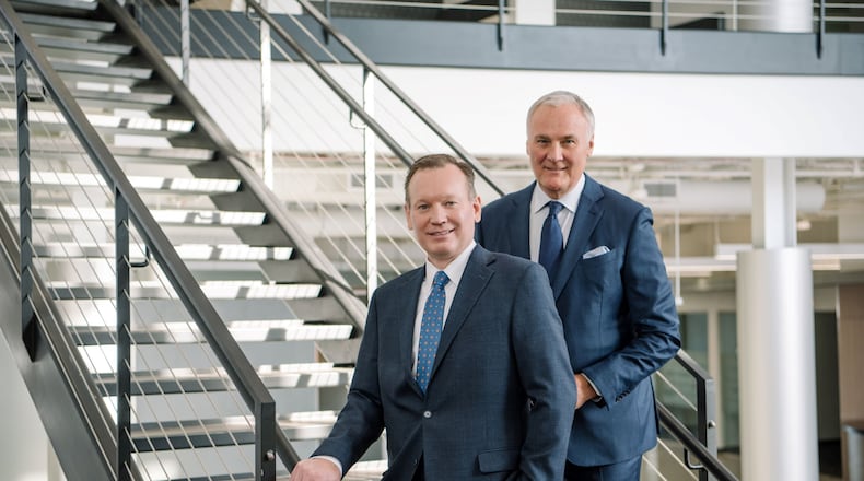 John Baumann (right), current CEO, Jon Wells (left) appointed CEO, effective April 1, 2021. Contributed