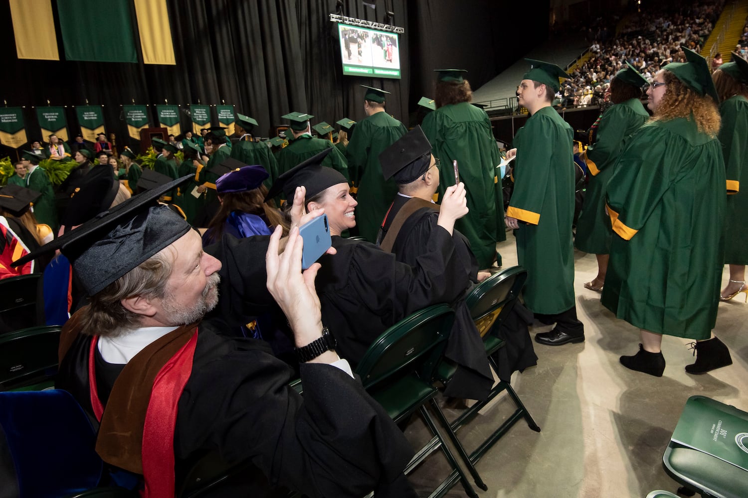 Wright State University's 2025 spring commencement