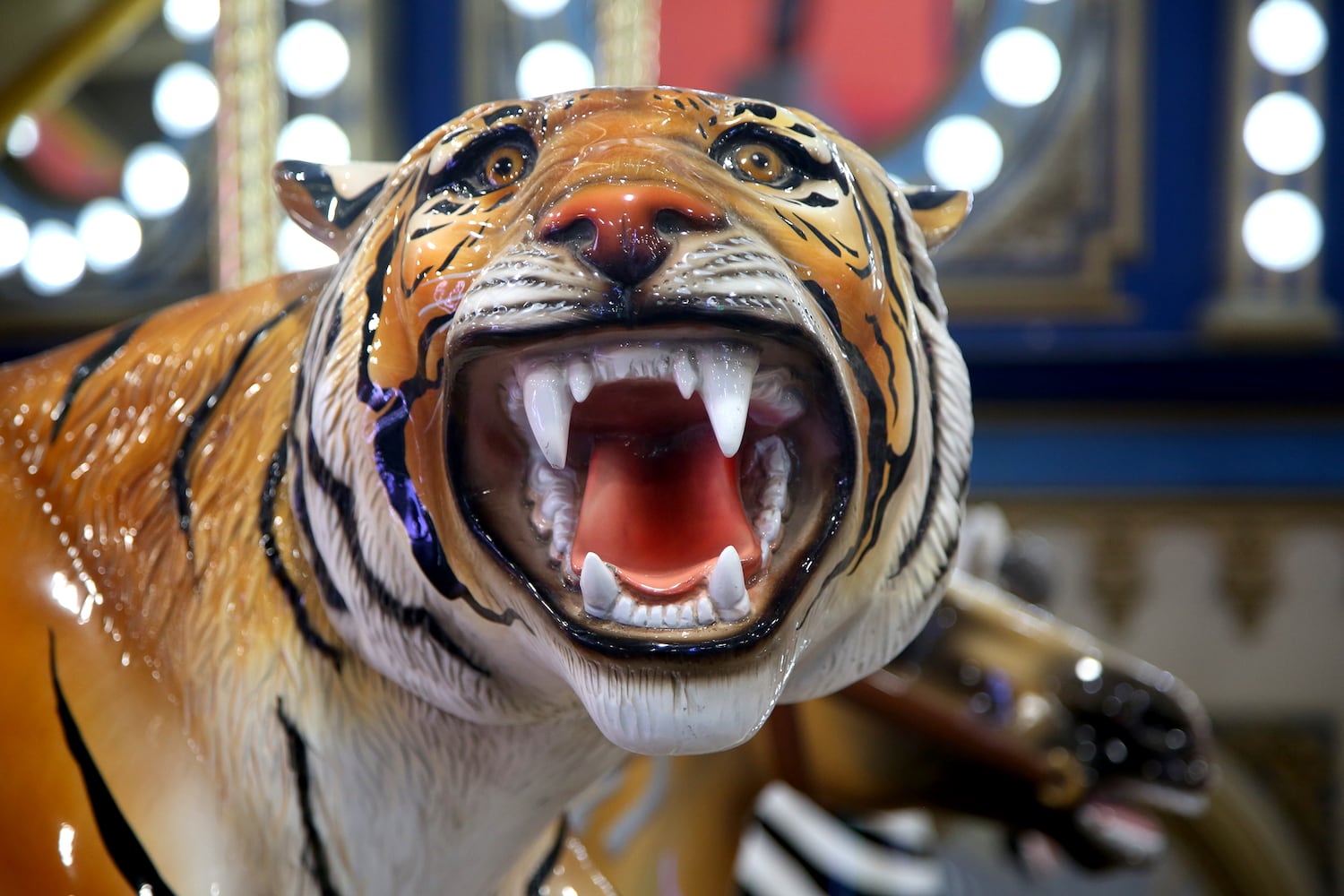 Sneak Peek: Scene75 prepares to reopen with new two-story carousel and indoor spin coaster