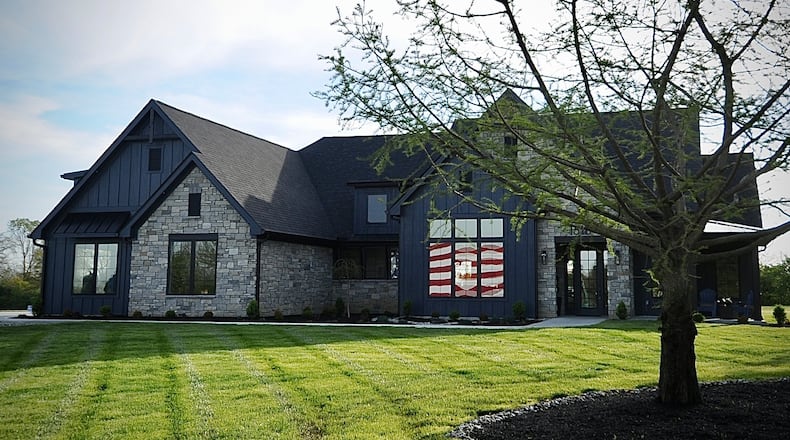 A home dedication ceremony was held Friday, April 26, 2024 in Lebanon for U.S. Navy Petty Officer First Class (Ret.) John Kremer. This home was donated by the Gary Sinise Foundation and built in partnership with Brandon Homes. MARSHALL GORBY\STAFF
