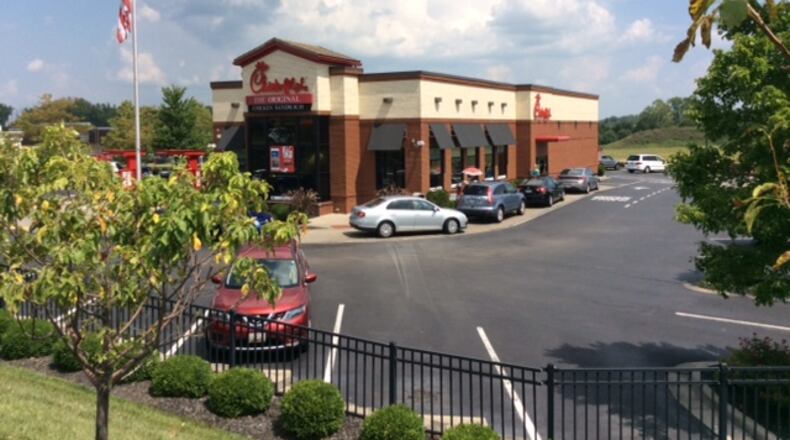The Chick-fil-A  restaurant on North Fairfield Road near the Mall at Fairfield Commons in Beavercreek reopened today, June 6, 2019 after being shut down for 10 days for tornado damage.