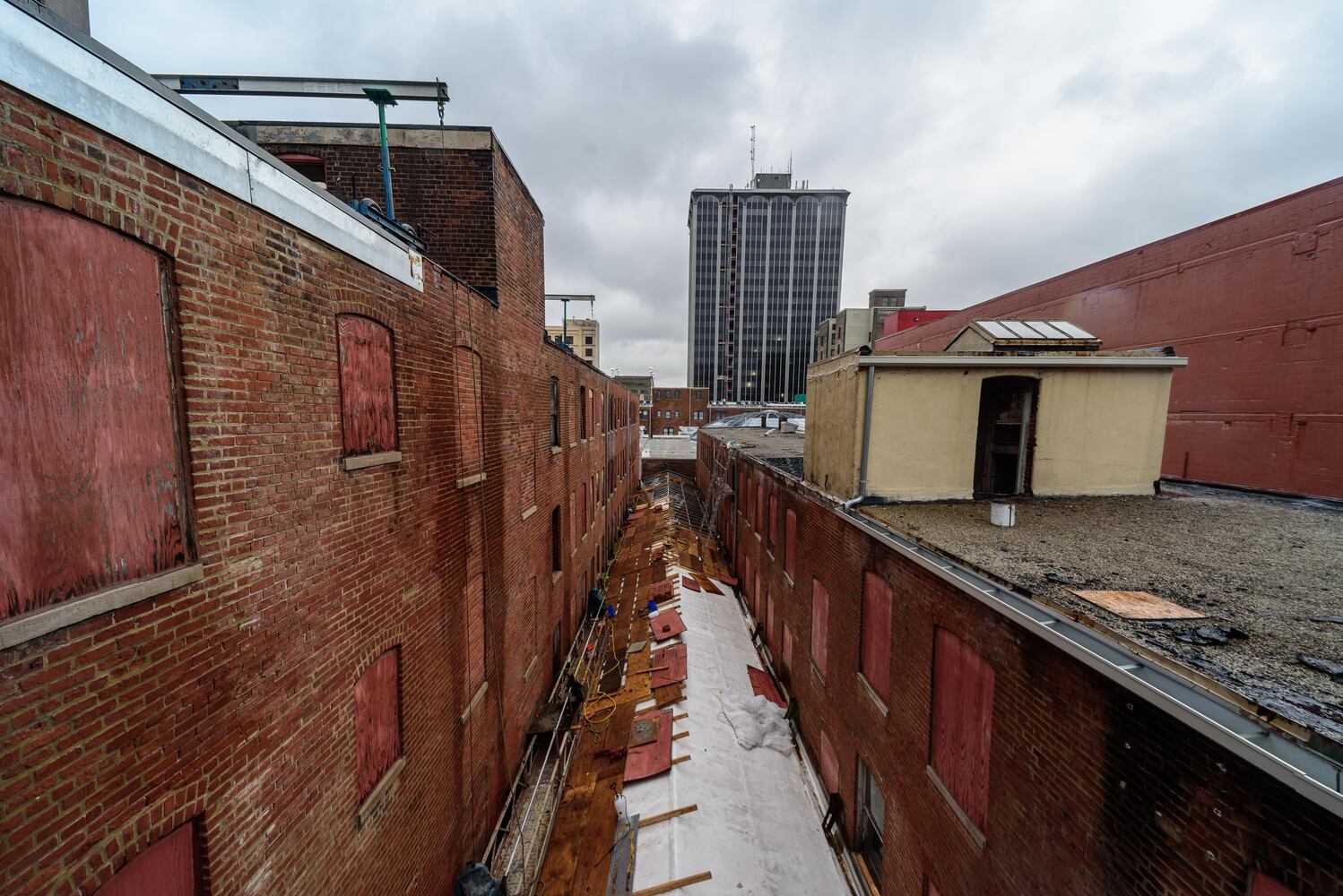 PHOTOS: The Dayton Arcade’s North Arcade awaits Phase 2 of construction