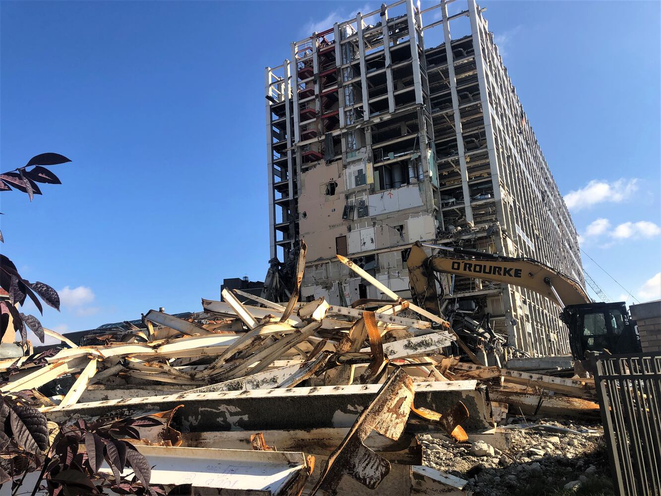 PHOTOS: Demolition of Good Samaritan Hospital continues