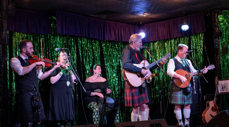 Peach’s Grill, located at 104 Xenia Ave. in Yellow Springs, hosted its 19th annual St. Patrick’s Day Bash early on Saturday, March 15, 2025. Here’s highlights of the festivities featuring performances by Father, Son and Friends and the Dwyer School of Irish Dance. TOM GILLIAM / CONTRIBUTING PHOTOGRAPHER