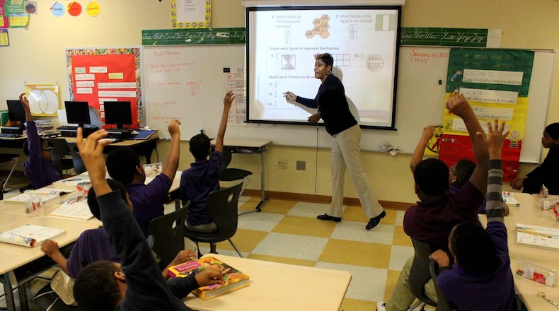 Dayton Public Schools is considering closing or combining multiple schools. Dayton Boys Prep Academy (above) is one of several schools whose student occupancy rate is listed below 50 percent. CHUCK HAMLIN/ STAFF