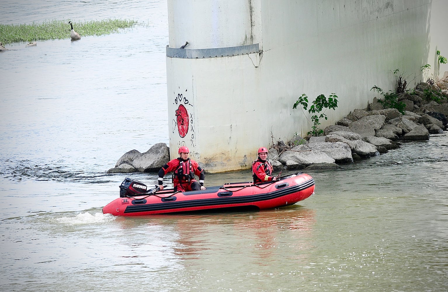 Great Miami River water rescue
