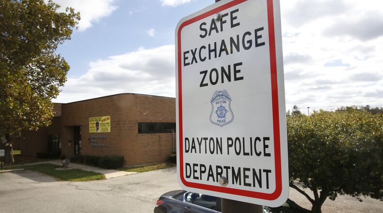 The Dayton Police Department's safe exchange program creates a safe location for custodial exchanges of children and assists local residents with the exchange of items purchased or sold online. STAFF FILE