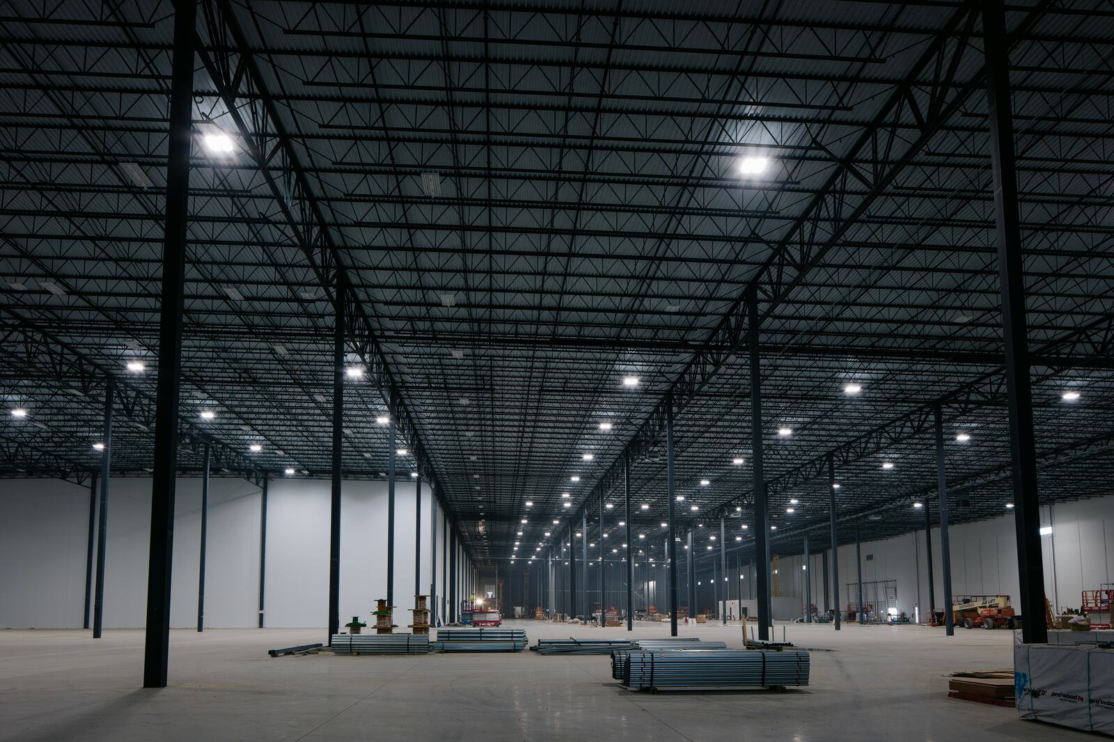 Progress on the "Arsenal-1" complex Anduril is building in Pickaway County near Columbus. The objective is a site for the production of thousands of weapons, including drones, creating 4,000 jobs by 2035. Contributed