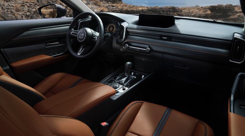 The 2023 Mazda CX-50 gets a more luxurious interior. Contributed by Mazda