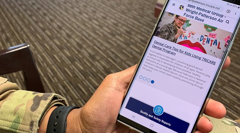 The Defense Health Agency launched 74 new websites Sept. 1 for Air Force military hospital and clinics, including the Wright-Patterson Medical Center. All military hospitals and clinic websites will move to the same, new platform. This means users will have the same, high-quality web services from wherever they are around the world. Contributed photo