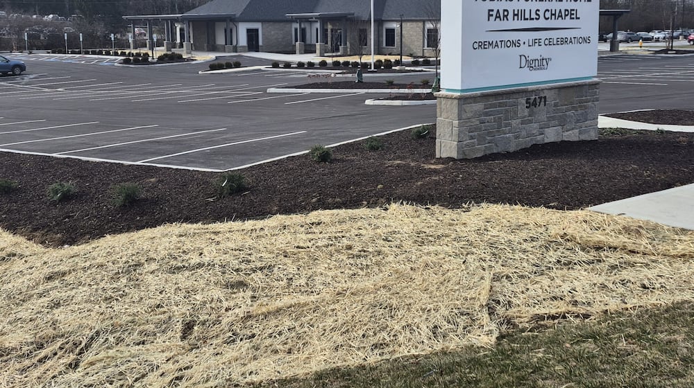 After a year of demolition and construction, the Tobias Funeral Home Far Hills Chapel is open. MICHAEL KURTZ / STAFF