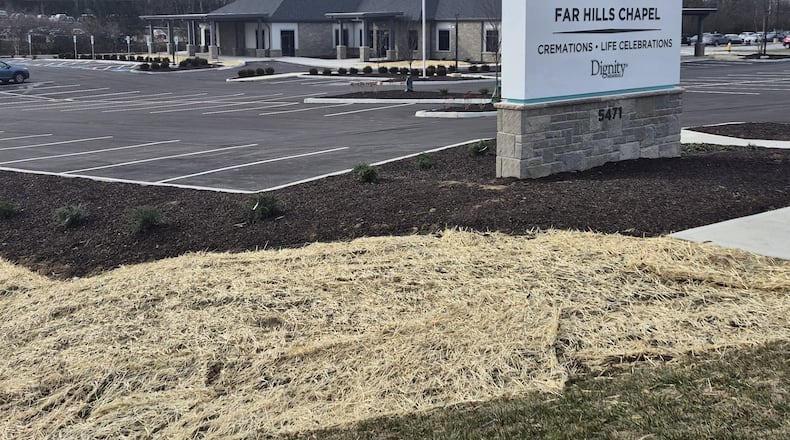 After a year of demolition and construction, the Tobias Funeral Home Far Hills Chapel is open. MICHAEL KURTZ / STAFF