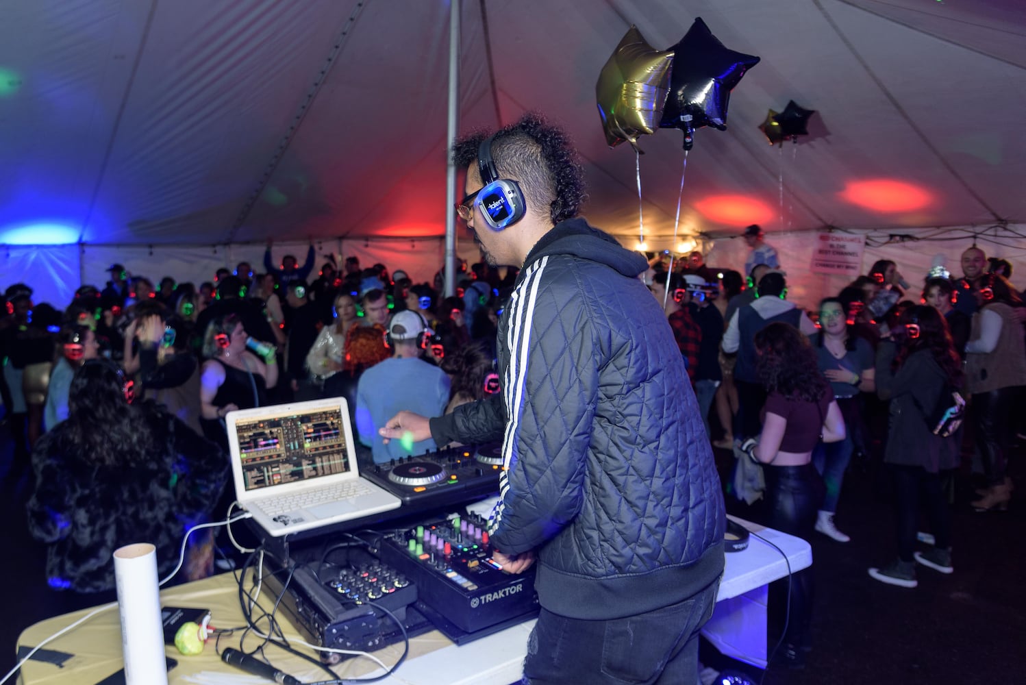 PHOTOS: Did we spot you at Dayton's New Year's Eve Ball Drop and Silent Disco at Yellow Cab Tavern?
