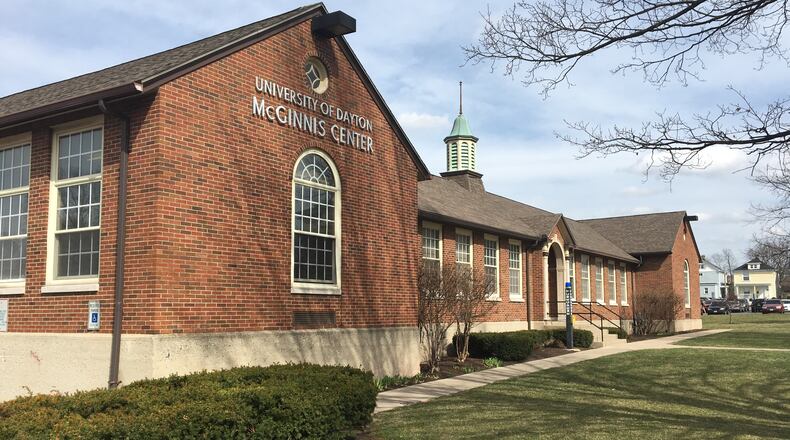 The University of Dayton is building an $11.2-million student apartment complex. Construction began in May after the McGinnis Center on Lowes Street was torn down.