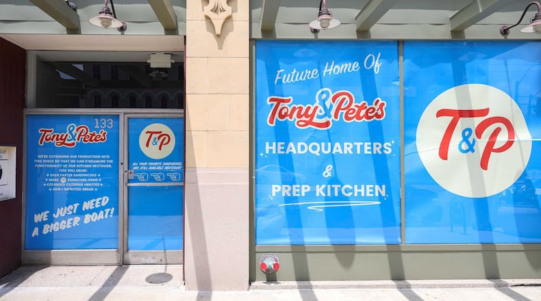 Tony & Pete’s in Dayton’s Fire Blocks District is expanding to a space next door at 133 E. Third St.
