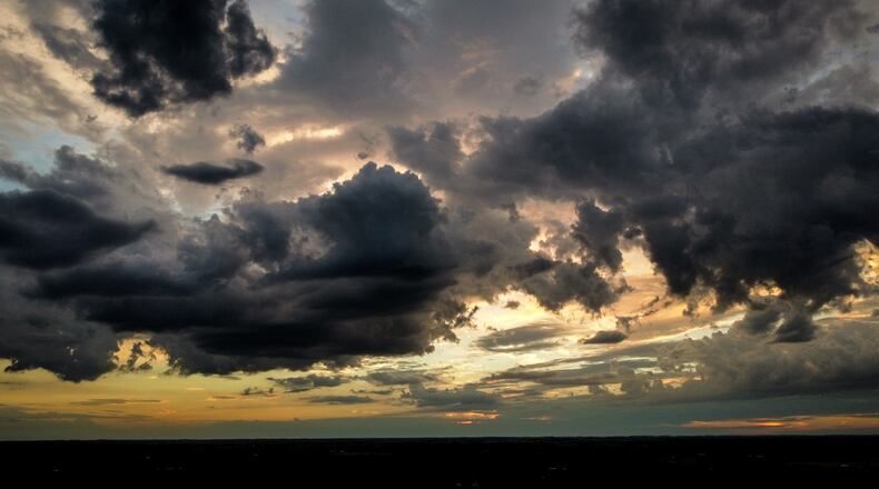 An autumn sky over western Montgomery County. JIM NOELKER/STAFF