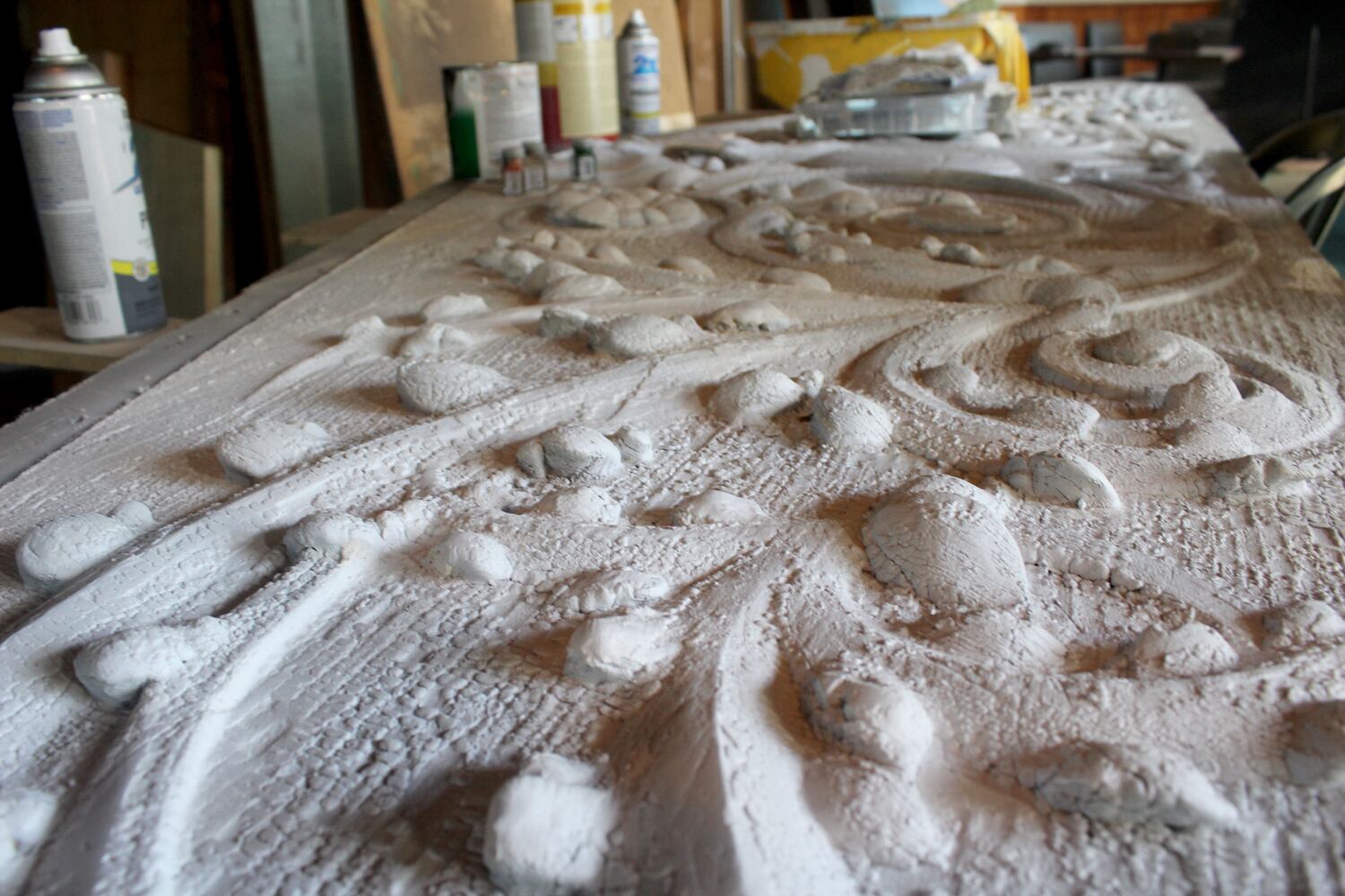 Inside the construction zone at Wandering Griffin