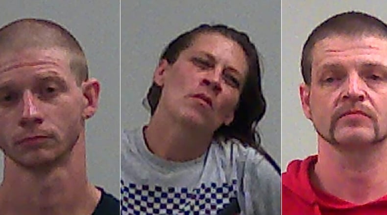 Dillon Fultz (left), Loren Hatfield (center), and Lanny Fultz