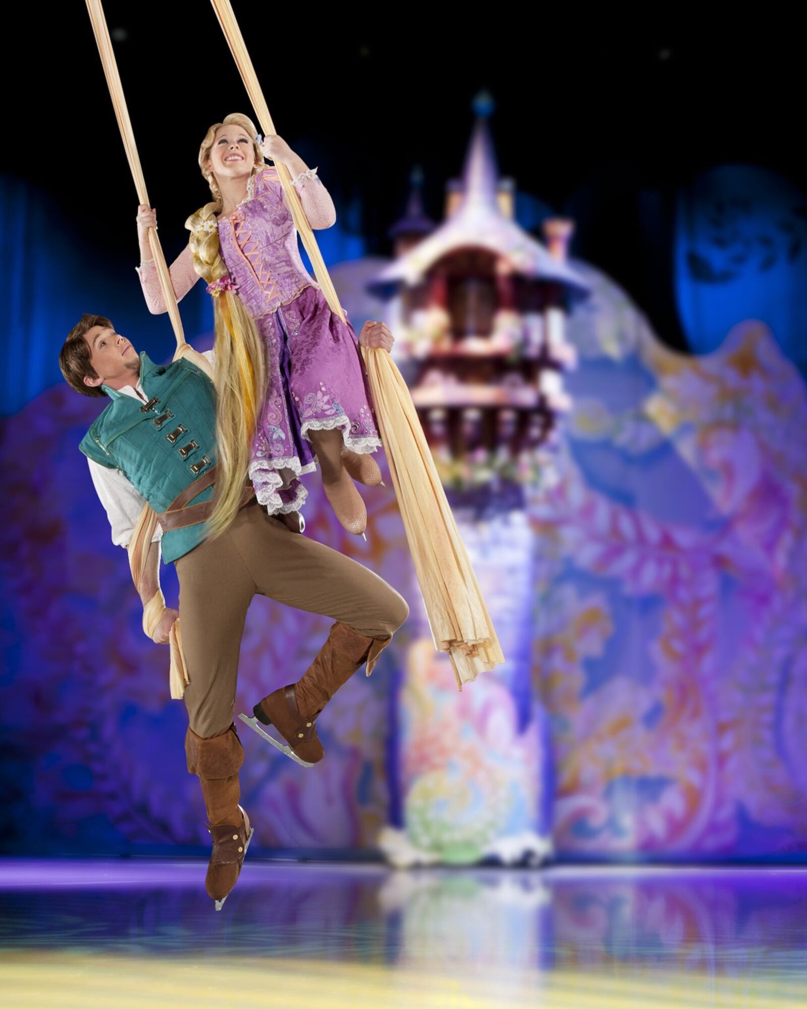 Rapunzel and Flynn on a high-flying adventure. CONTRIBUTED