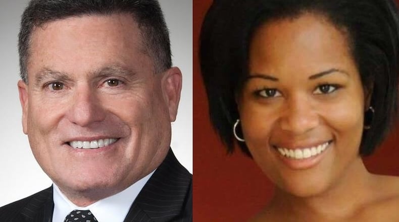 State Rep. Rick Perales, R-Beavercreek and Republican Jocelyn Smith of Fairborn are running in today’s Republican primary election.