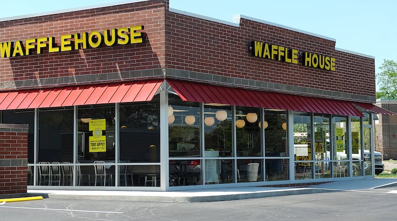 The Dayton area's newest Waffle House at 1963 Harner Drive in Xenia is planning to open on July 30. MARSHALL GORBY\STAFF