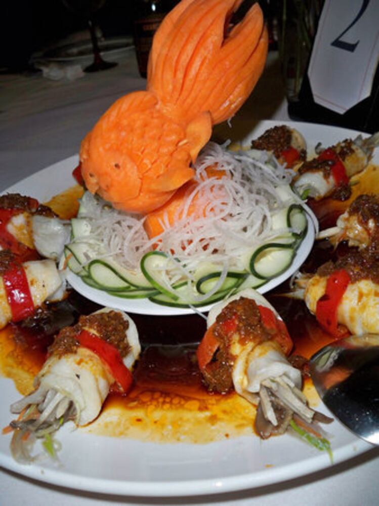 Chinese New Year dinner celebration
