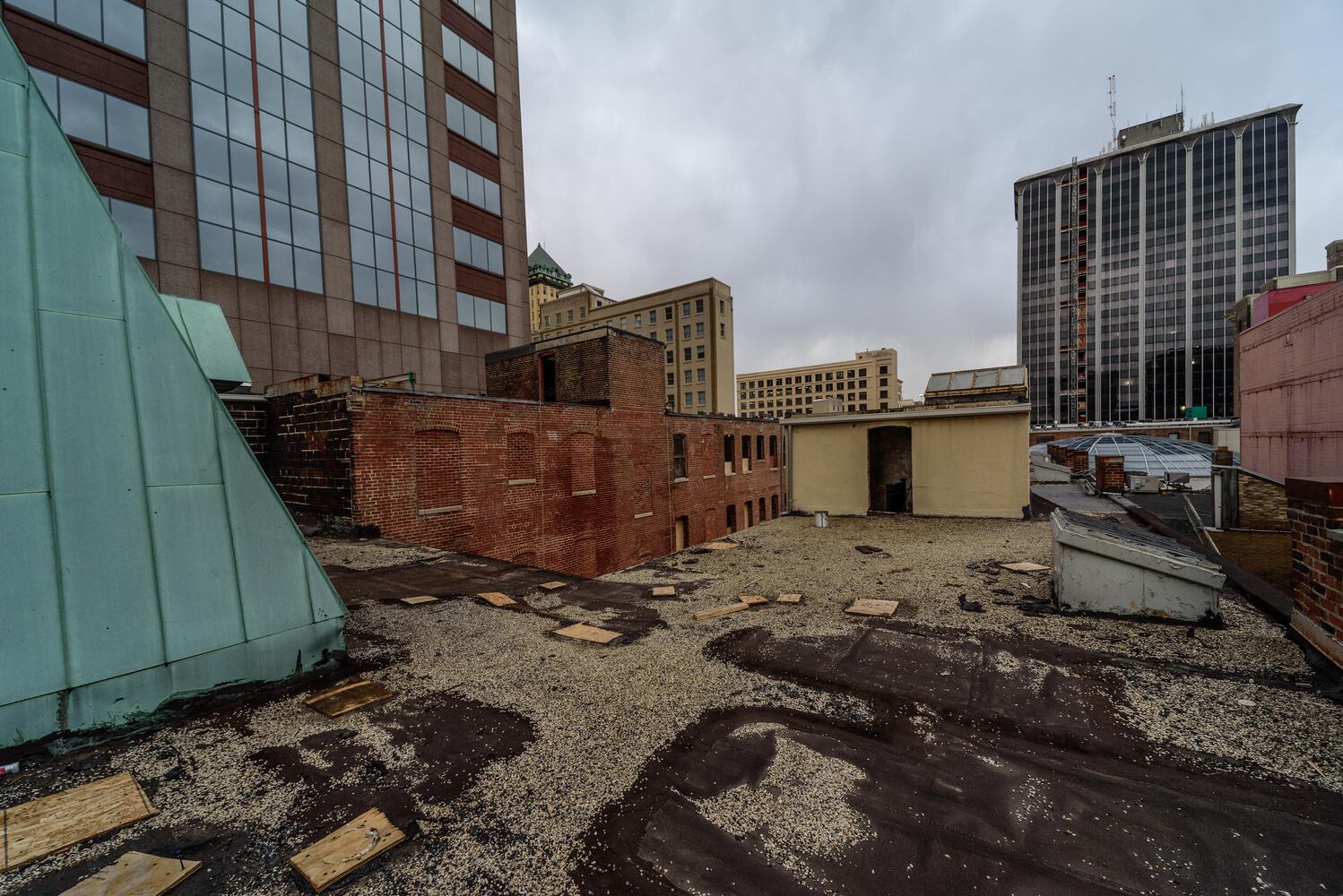 PHOTOS: The Dayton Arcade’s North Arcade awaits Phase 2 of construction