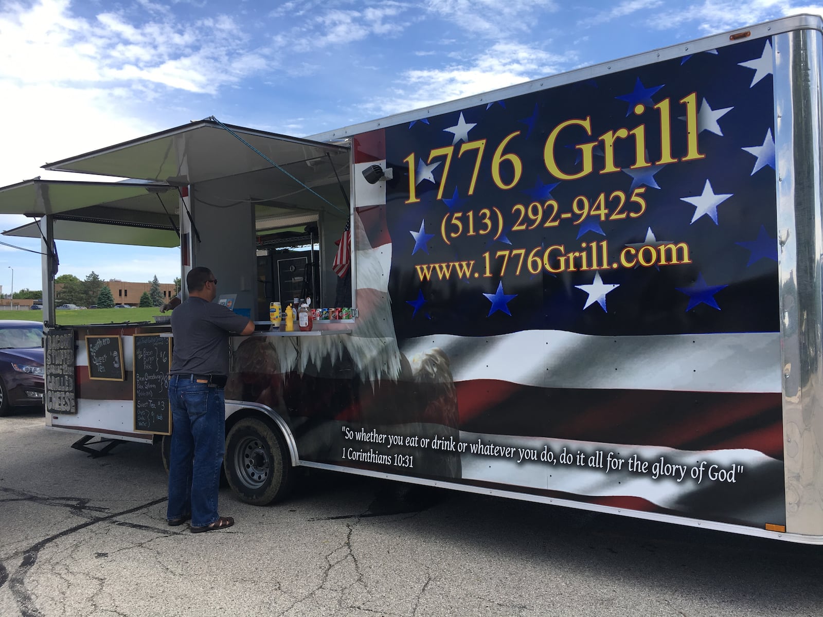 The 1776 Grill brings your garlic, cheese, and bacon dreams to life. (TABATHA WHARTON)