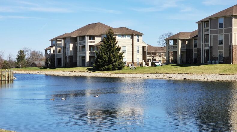 Alexander Enslen, who had been missing since Jan. 31, was found dead in a pond near Fountains Blvd. in West Chester Twp. Nick Graham/STAFF