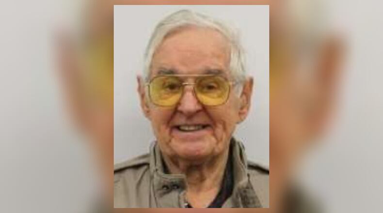 Delmer Hill, 93, was last seen leaving his Xenia home Friday, Oct. 21, 2022.