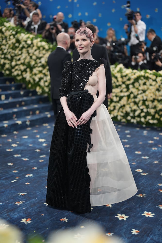 Lauren Amos at the Metropolitan Museum of Art's Costume Institute benefit gala in New York, May 5, 2025. (Amir Hamja/The New York Times)