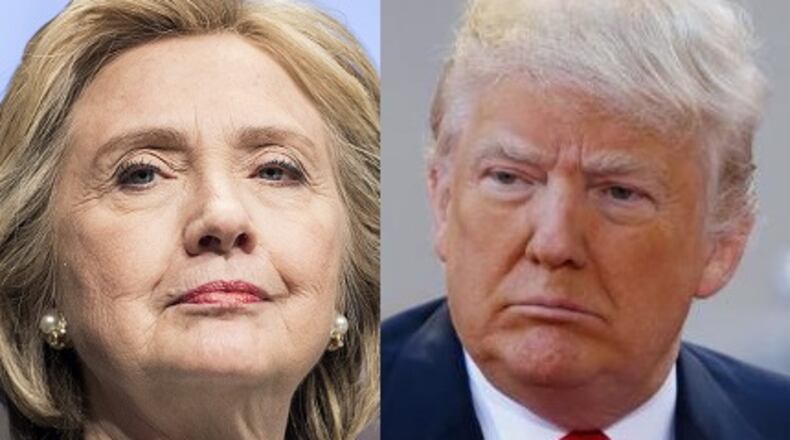 Donald Trump and Hillary Clinton