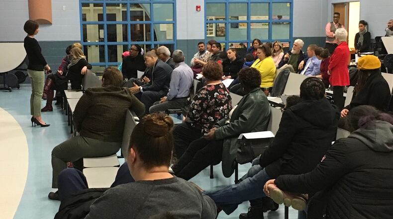Dayton Public Schools held town hall meetings in late 2018 and early 2019 seeking to improve family engagement. JEREMY P. KELLEY / STAFF