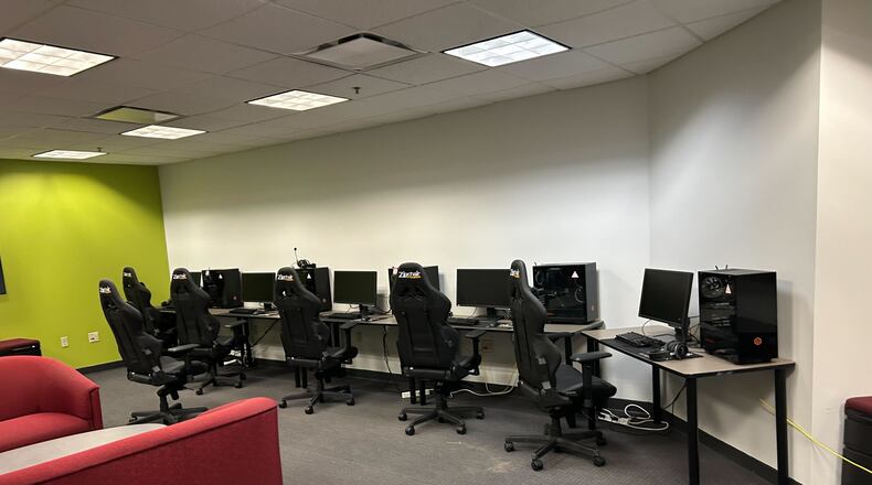 Wright State University esports team and their facility. CREDIT: Alex Cutler