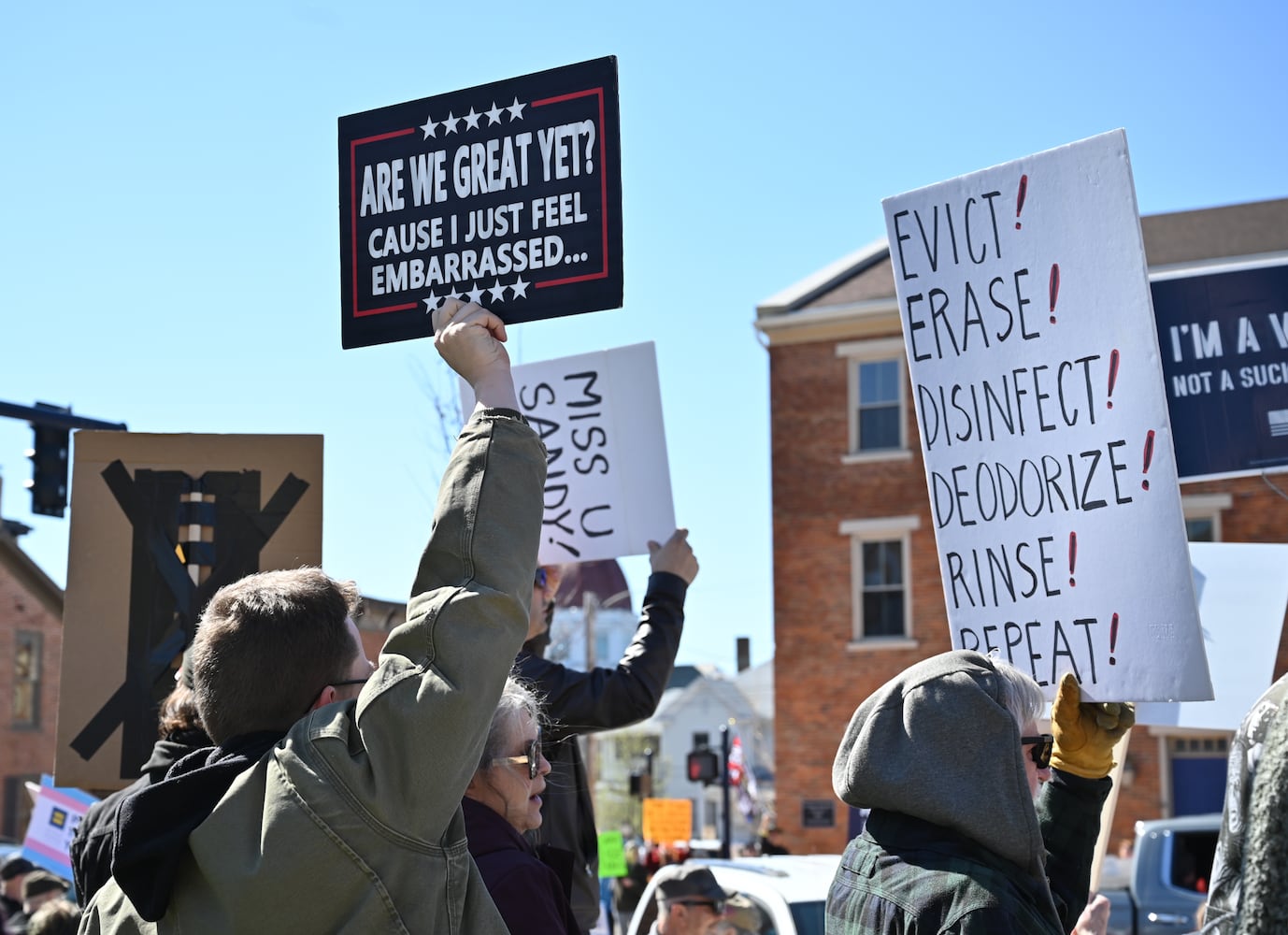 No Kings protest in Troy