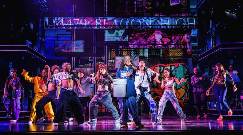 The regional premiere of the Alicia Keys musical "Hell's Kitchen" continues through Jan. 25 at Cincinnati's Aronoff Center. Pictured here is the original Broadway cast. Photo by Marc J. Franklin