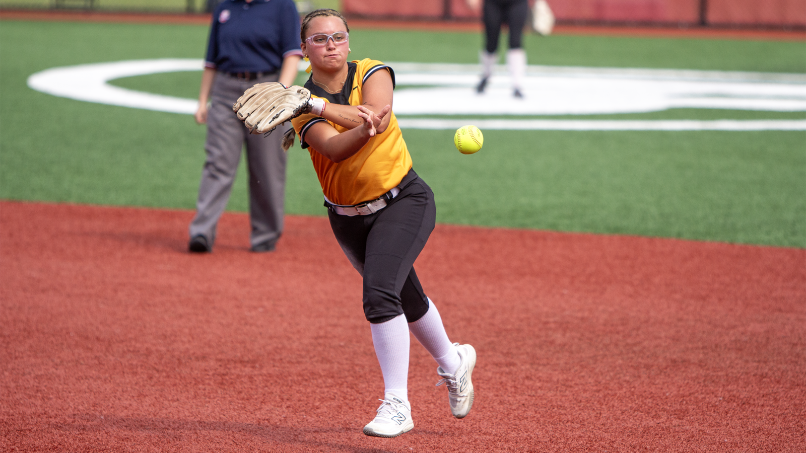 Centerville second baseman Chayse Adkins flips to second base for an out in the Elks' state semifinal win over Massillon Jackson on Saturday in Akron. Jeff Gilbert/CONTRIBUTED