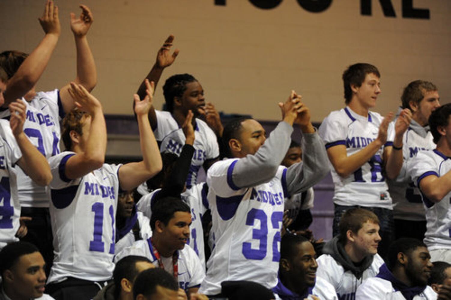 Middletown football pep rally