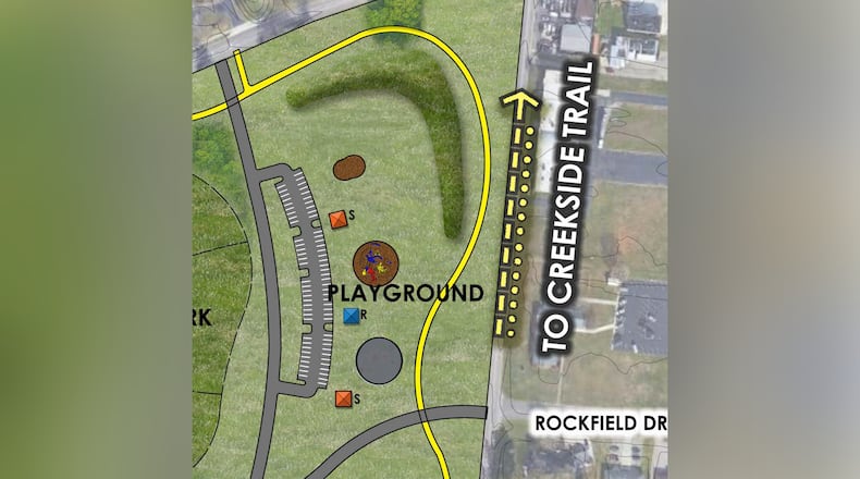 Beavercreek has received a $1 million grant for infrastructure and paving work in the northeast corner of Spring House Park, part of the first phase of development of the 148-acre property. CONTRIBUTED