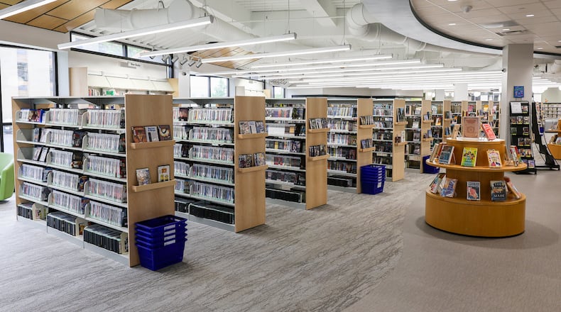 Inside the Xenia branch of the Greene County Public Library. The library has an operating levy on the November ballot. BRYANT BILLING / STAFF