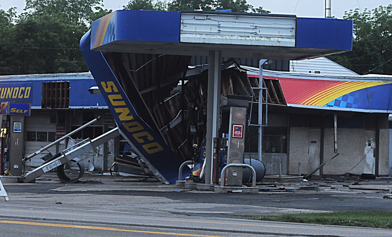 Damage from storm on 5/25