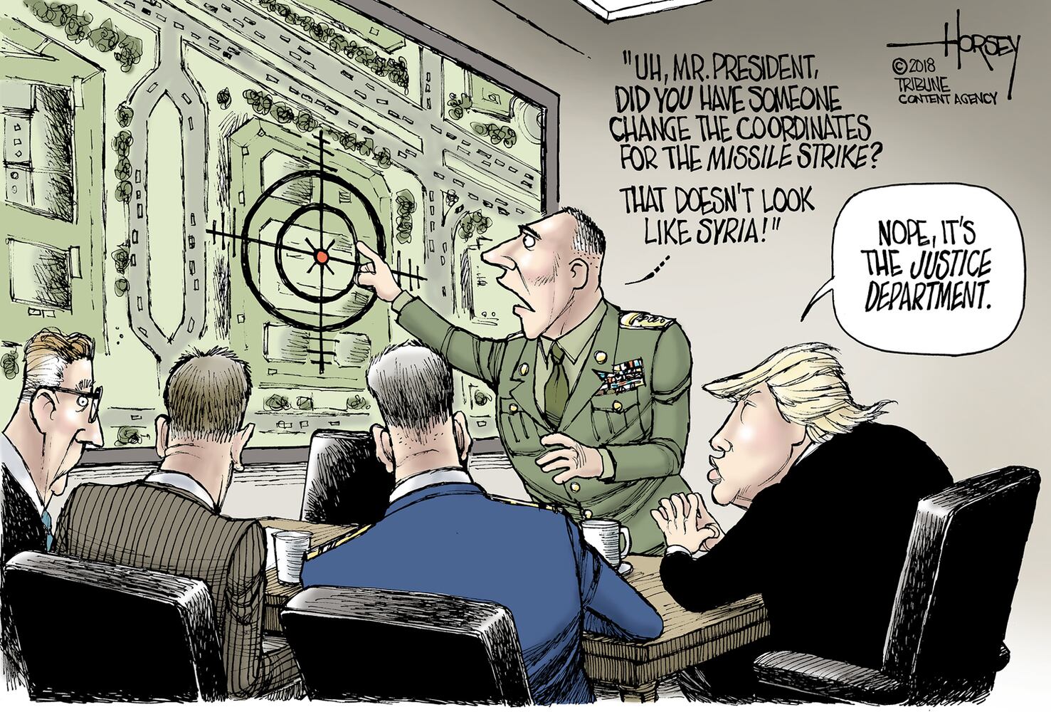 Week in cartoons: Robert Mueller, Syria and more